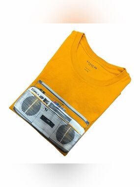 Coach Retro Radio Print Shirt